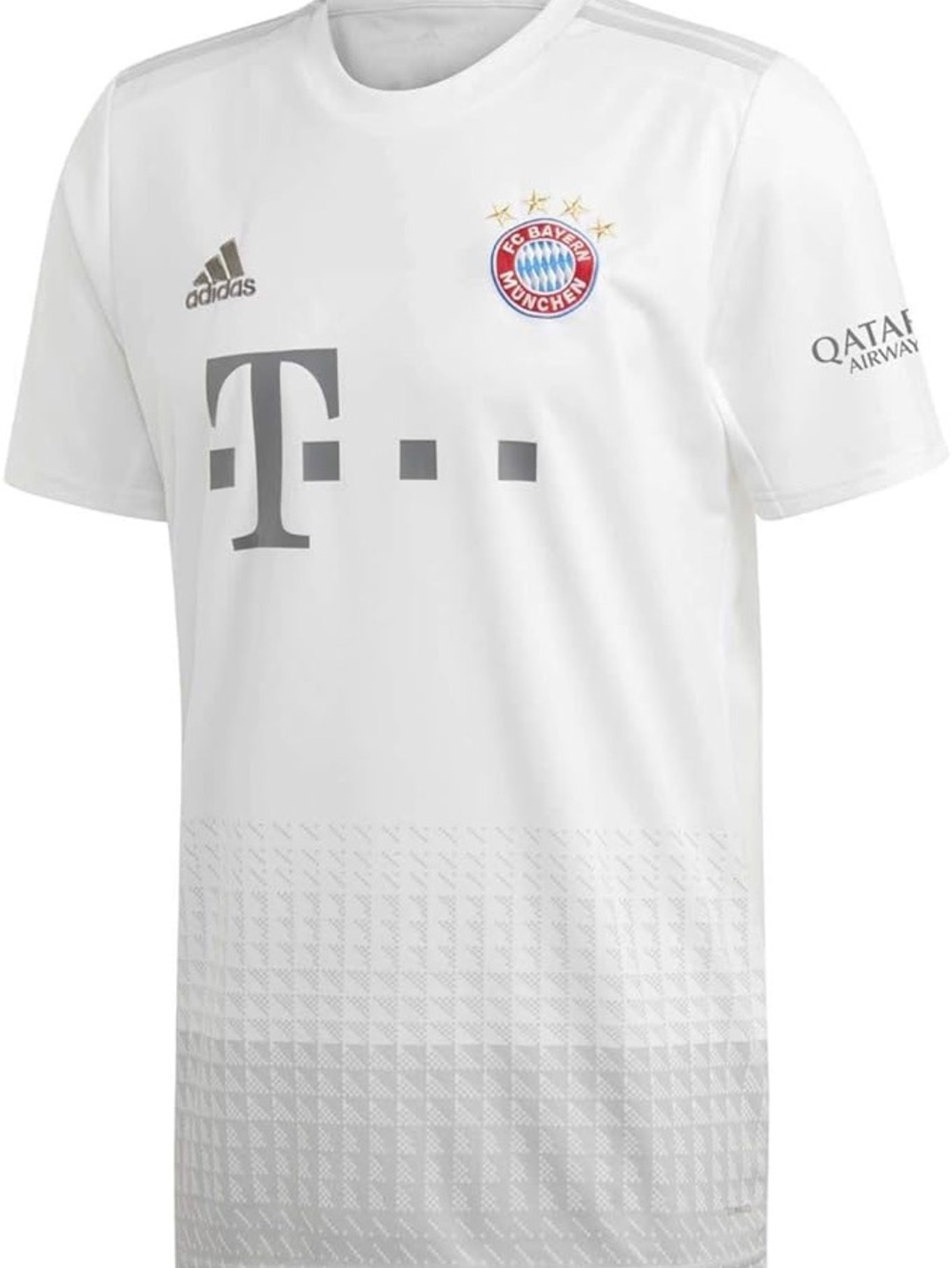 RARE Adidas FC Bayern München 2019/20 Away Jersey White Diamond Qatar NWT Size L
